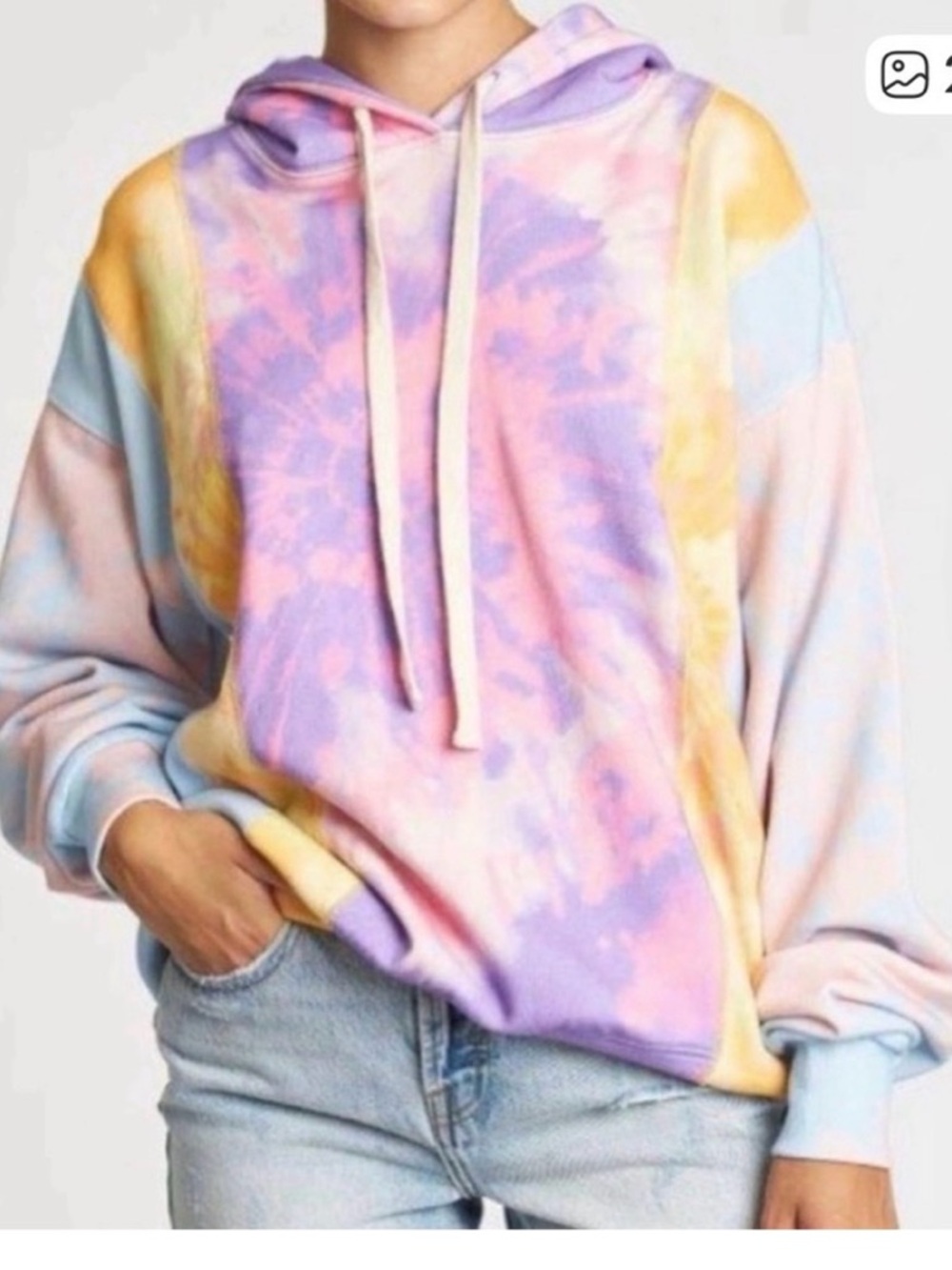 NWT Pistola Joey Kaleidoscope Oversized Sweatshirt S